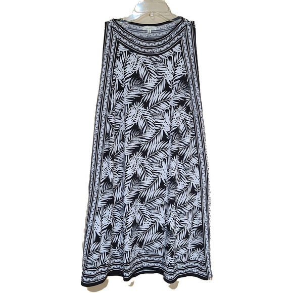 Max Studio Tropical Border Dress size Small - Picture 2 of 4